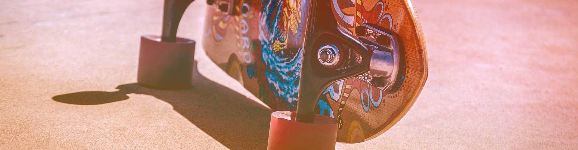 Skateboard Lying on its Side